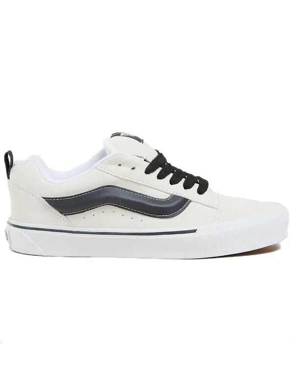Кроссовки knu-skool 'suede white black' Vans — изображение 2 из 4, белый/черный