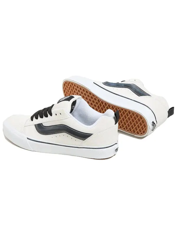 Кроссовки knu-skool 'suede white black' Vans — изображение 4 из 4, белый/черный