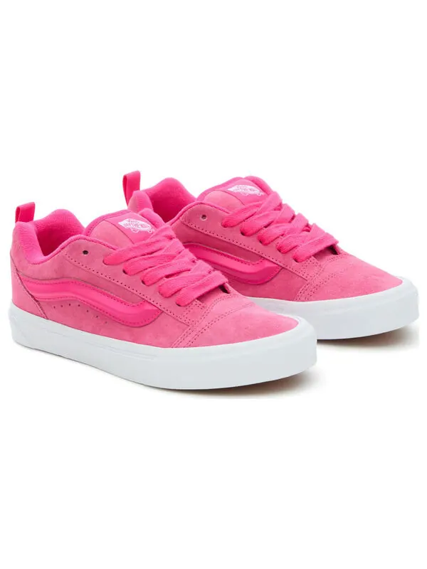 Кроссовки knu skool nubuck shoe 'pink' Vans — изображение 3 из 4, розовый/белый