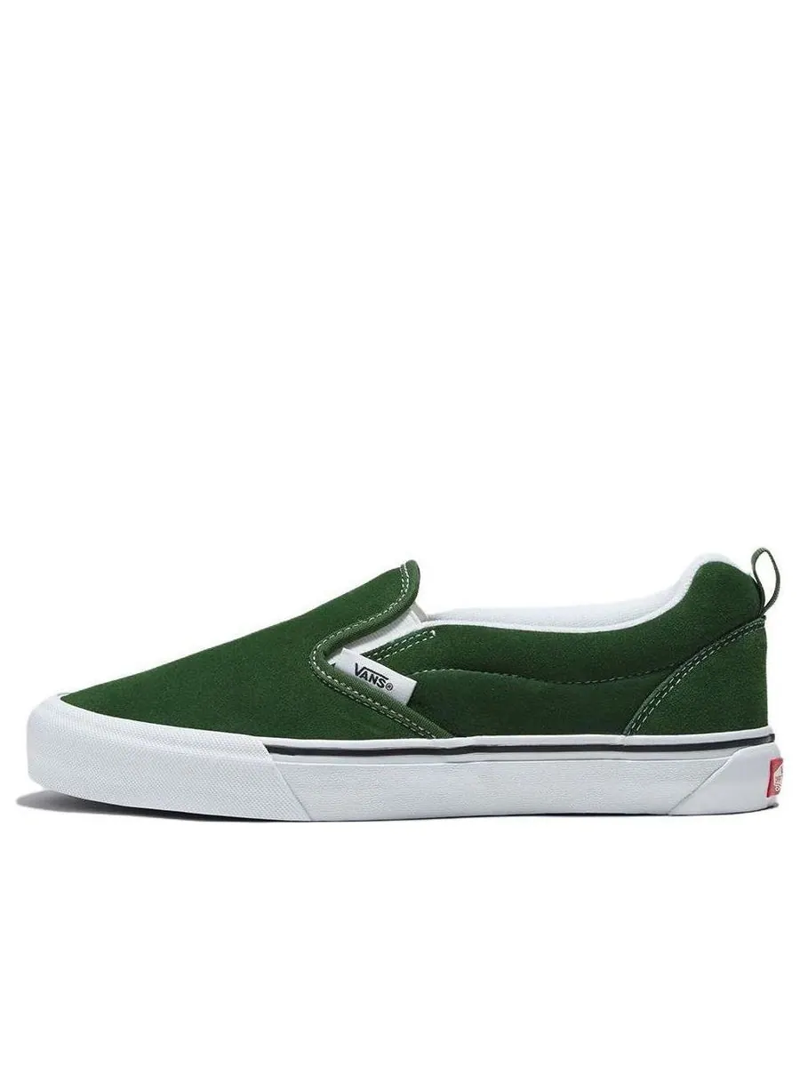Кроссовки Vans Knu Slip-On 'Green True White' — изображение 1 из 4, зеленый
