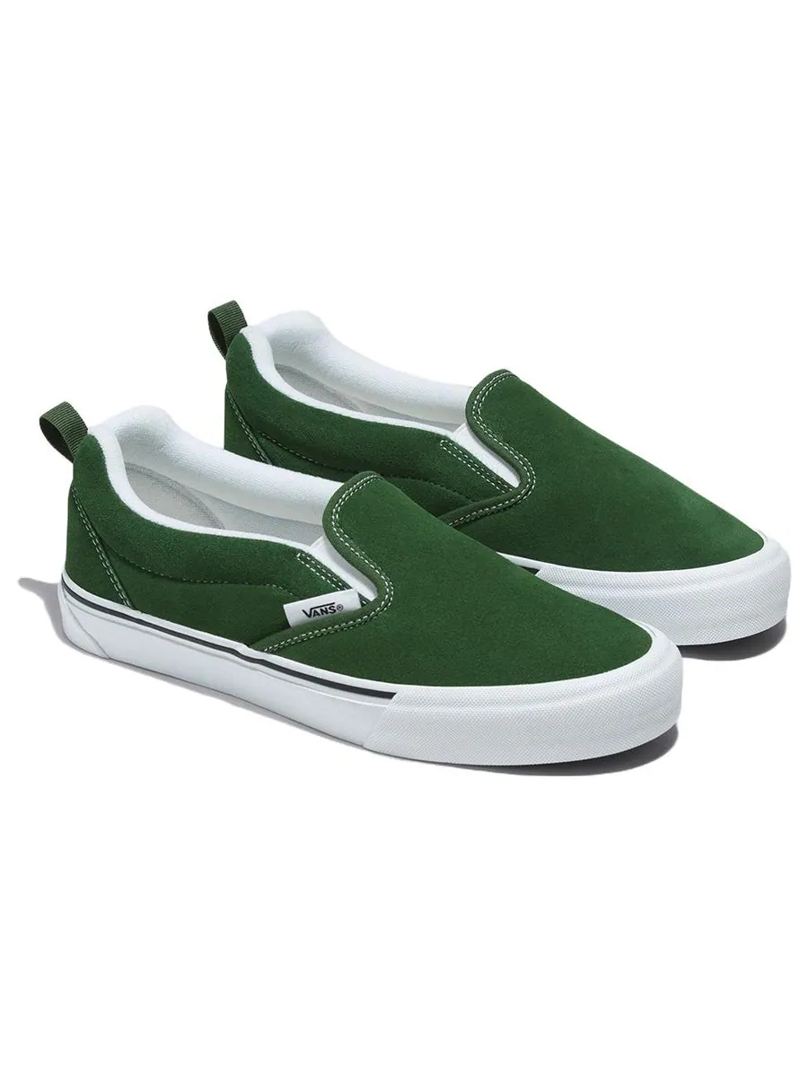 Кроссовки Vans Knu Slip-On 'Green True White' — изображение 2 из 4, зеленый