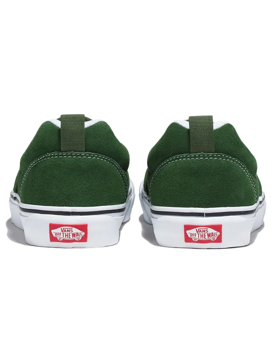 Кроссовки Vans Knu Slip-On 'Green True White' — изображение 3 из 4, зеленый