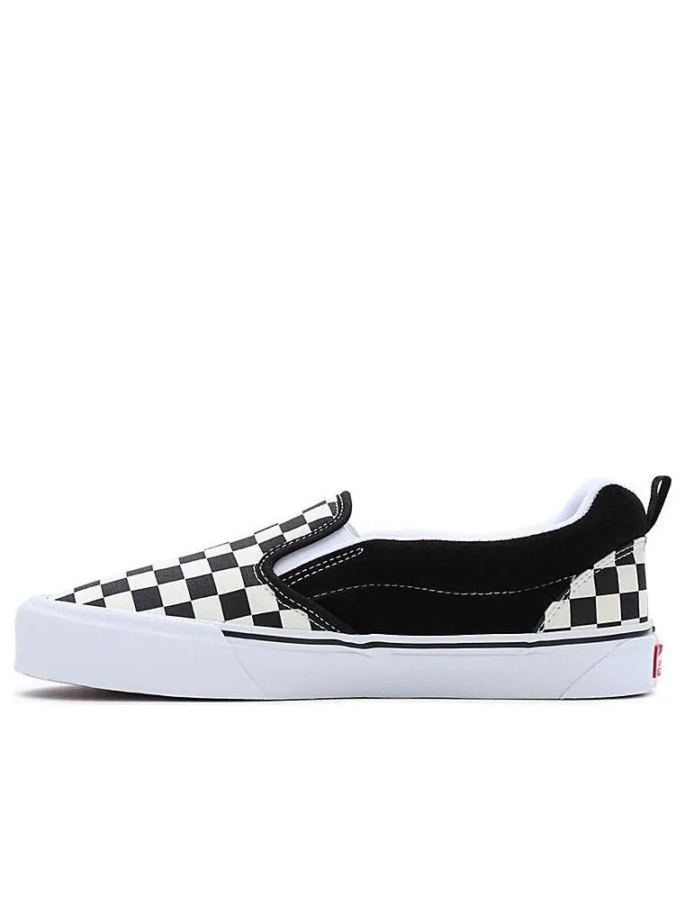 Кроссовки Vans Knu Slip-On 'Checkerboard' — изображение 1 из 4, черный