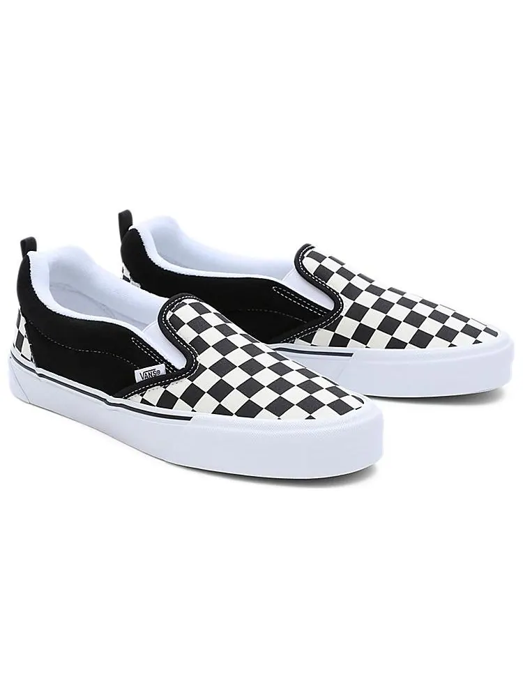 Кроссовки Vans Knu Slip-On 'Checkerboard' — изображение 3 из 4, черный