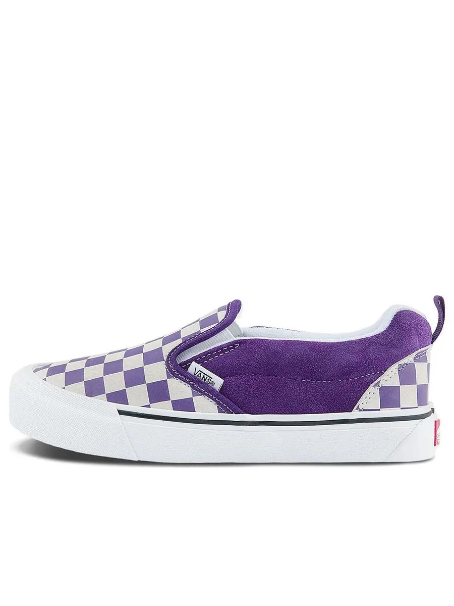 Кроссовки Vans Classic Slip-On 'Color Theory Checkerboard Purple' — изображение 1 из 4, фиолетовый