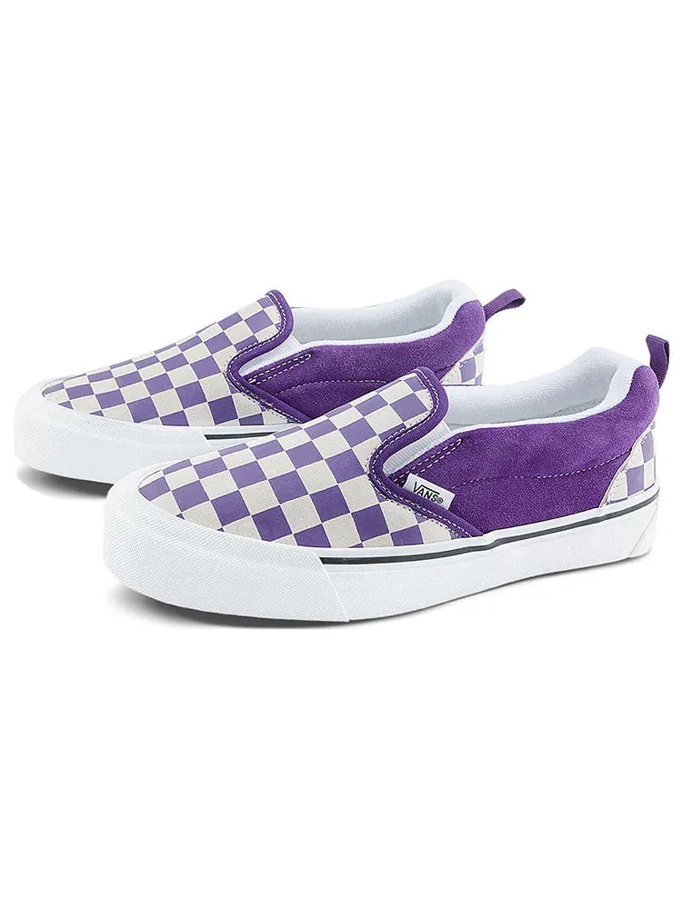 Кроссовки Vans Classic Slip-On 'Color Theory Checkerboard Purple' — изображение 2 из 4, фиолетовый