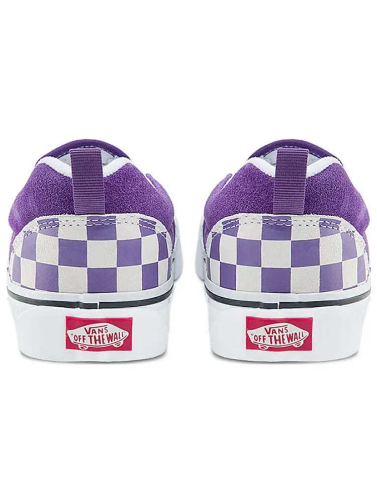 Кроссовки Vans Classic Slip-On 'Color Theory Checkerboard Purple' — изображение 4 из 4, фиолетовый
