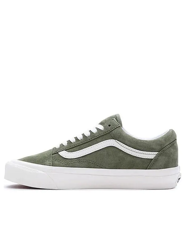 Кроссовки vault old skool vr3 lx 'pig suede forest night' Vans — изображение 1 из 4, оливковый зеленый/белый