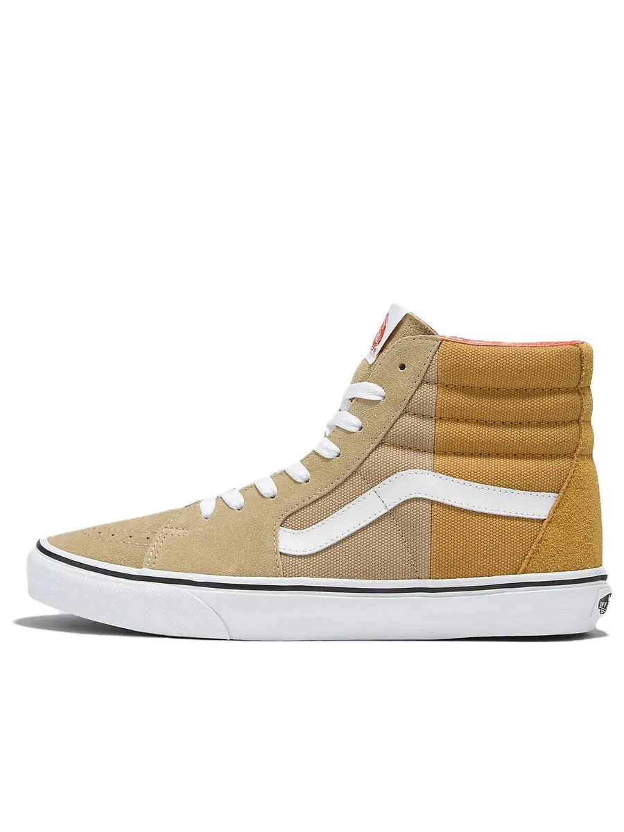 Кроссовки Vans Sk8-Hi Split Duck Canvas 'Beige Gold' — изображение 1 из 3, бежевый