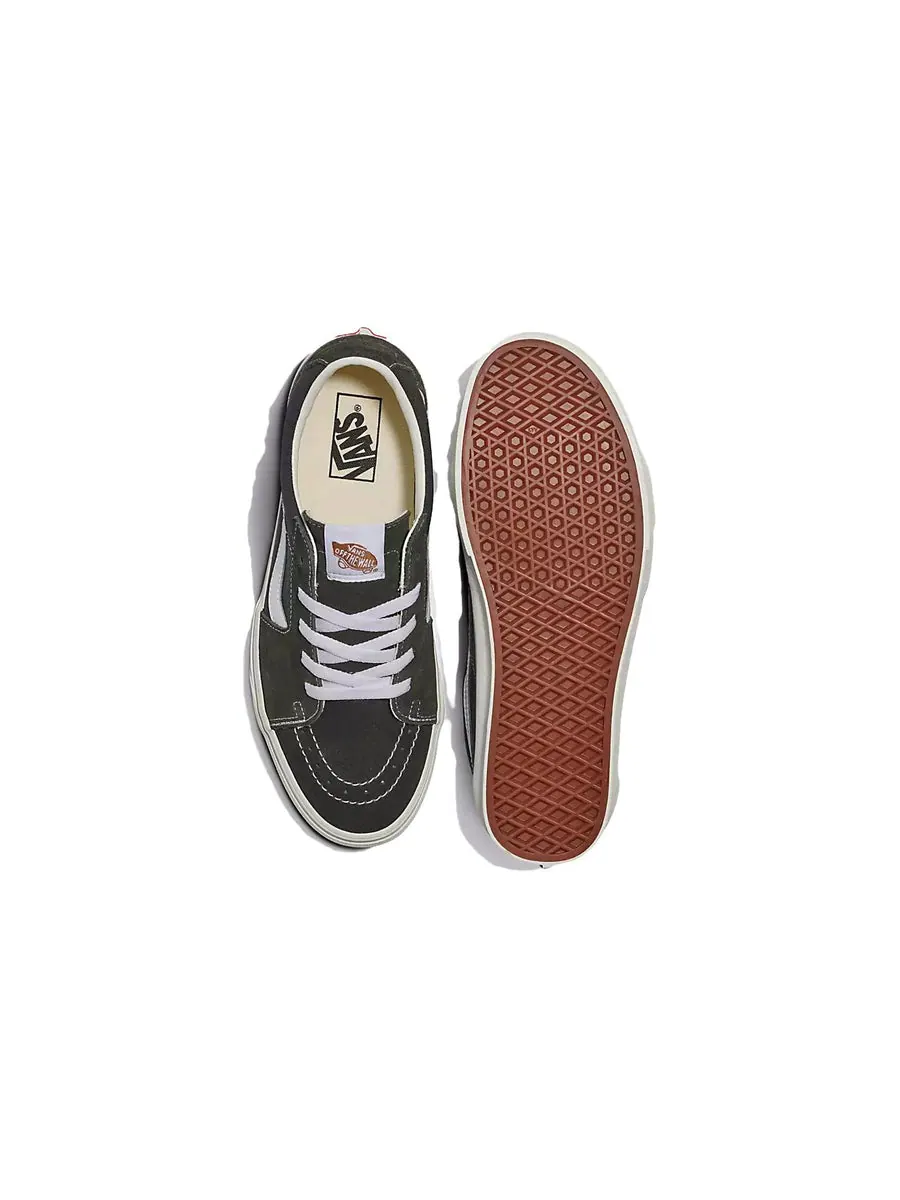 Кроссовки Vans Sk8-Low 'Black Ink' — изображение 4 из 5, черный