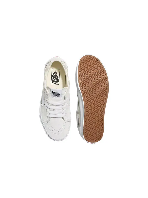 Кроссовки sk8-low floral check 'white' Vans — изображение 3 из 4, белый/бежевый