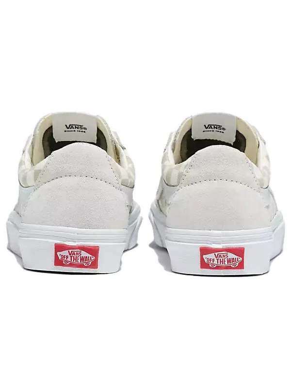 Кроссовки sk8-low floral check 'white' Vans — изображение 4 из 4, белый/бежевый