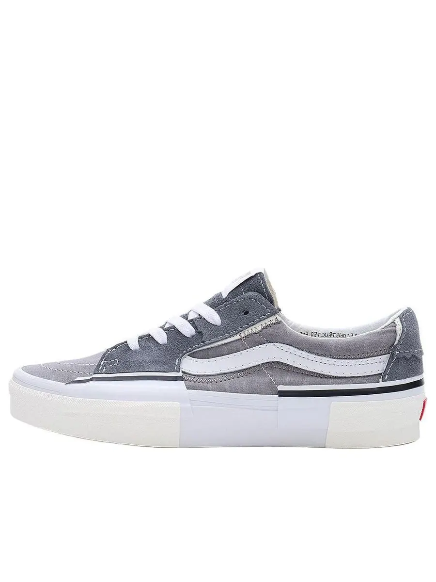 Кроссовки Vans SK8-Low Reconstruct 'Grey White' — изображение 1 из 4, серый