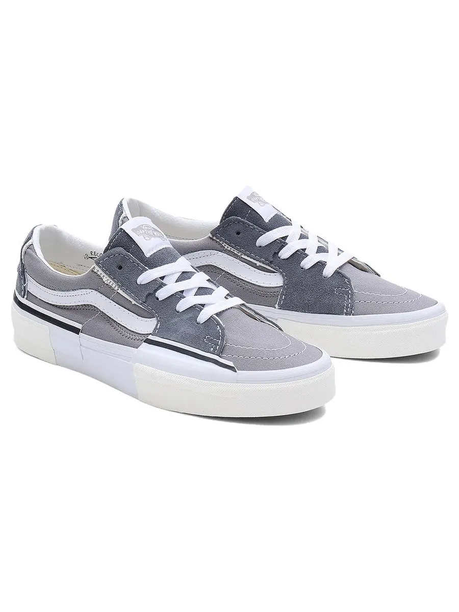 Кроссовки Vans SK8-Low Reconstruct 'Grey White' — изображение 2 из 4, серый