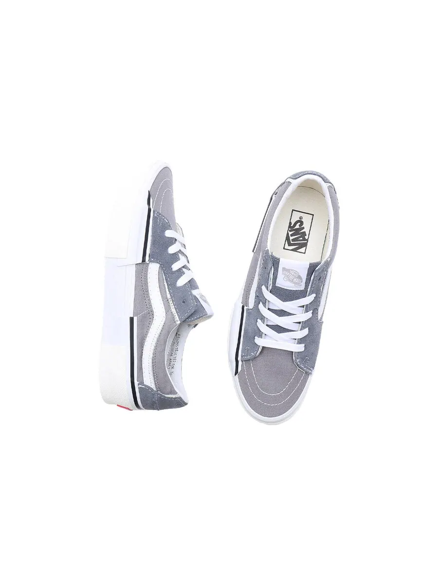 Кроссовки Vans SK8-Low Reconstruct 'Grey White' — изображение 3 из 4, серый