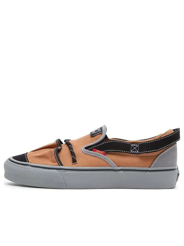 Кроссовки nicole mclaughlin x slip-on vp vr3 lx 'gardening tote - brown' Vans — изображение 1 из 1, коричневый/серый/черный
