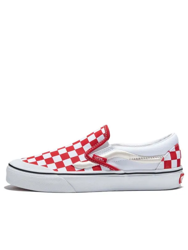 Кроссовки slip-on 138 'red white' Vans — изображение 1 из 4, красный/белый