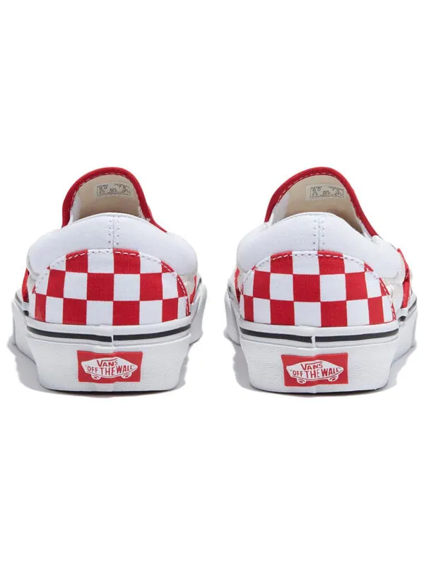 Кроссовки slip-on 138 'red white' Vans — изображение 3 из 4, красный/белый