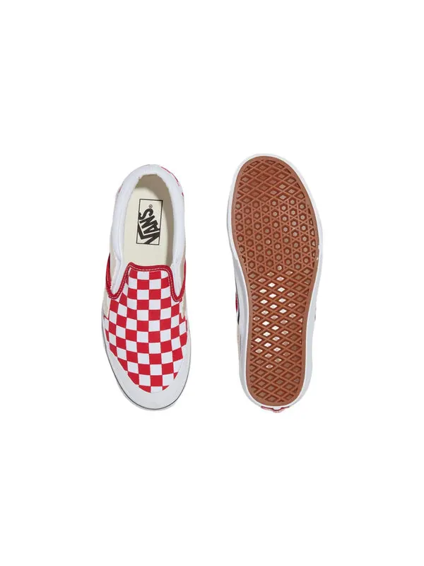 Кроссовки slip-on 138 'red white' Vans — изображение 4 из 4, красный/белый