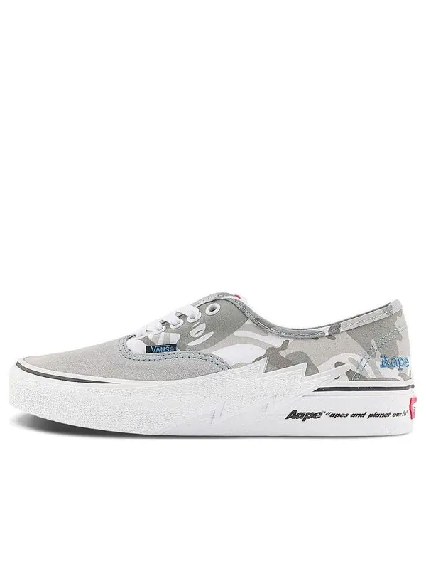 Кроссовки authentic x 'aape grey camo' Vans — изображение 1 из 4, серый/мульти
