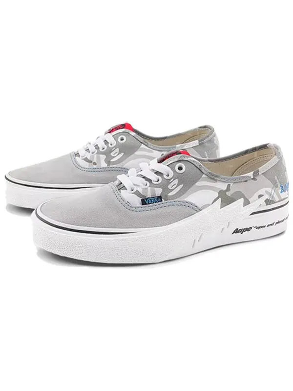 Кроссовки authentic x 'aape grey camo' Vans — изображение 3 из 4, серый/мульти