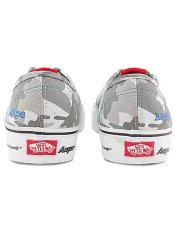 Кроссовки authentic x 'aape grey camo' Vans — изображение 4 из 4, серый/мульти