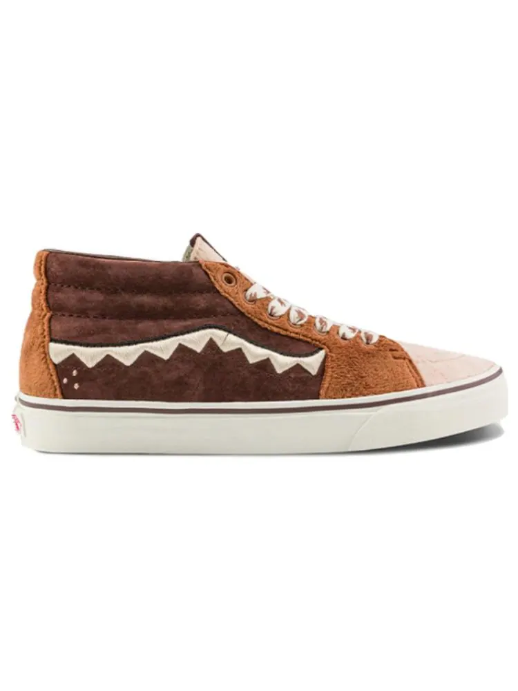 Кроссовки Vans SK8-Mid x The Monsters 'Brown Orange' — изображение 2 из 7, коричневый