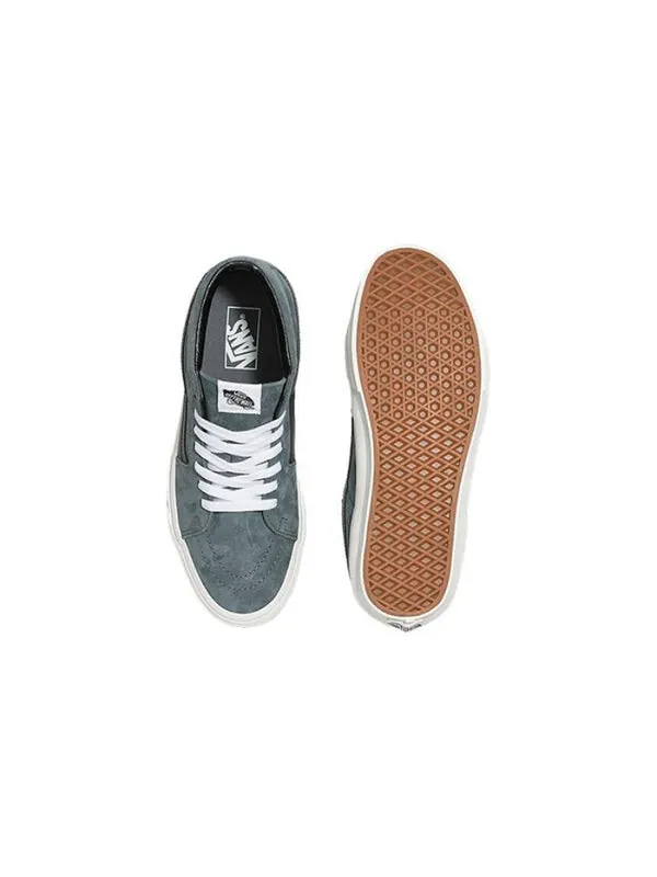 Кроссовки sk8-mid pig suede 2-tone 'green' Vans — изображение 4 из 4, серый/зеленый