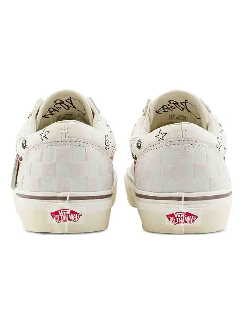 Кроссовки Vans Style 36 x The Monsters 'White Red' — изображение 5 из 6, белый