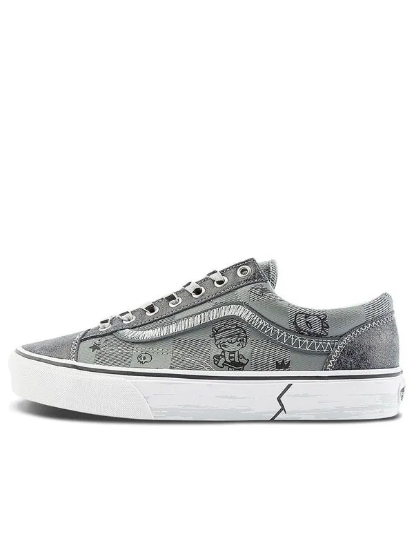 Кроссовки x hirono ua style 36 'grey' Vans — изображение 1 из 4, серый/белый