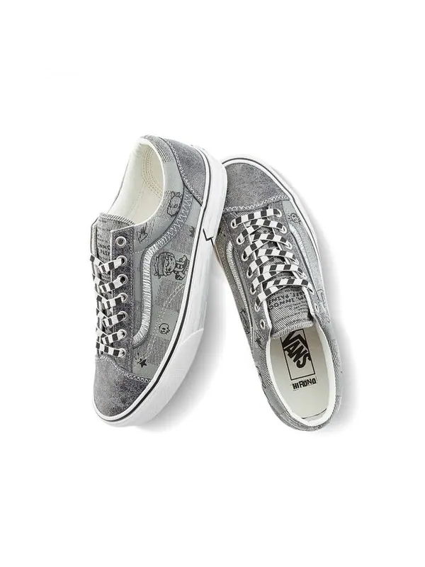 Кроссовки x hirono ua style 36 'grey' Vans — изображение 3 из 4, серый/белый