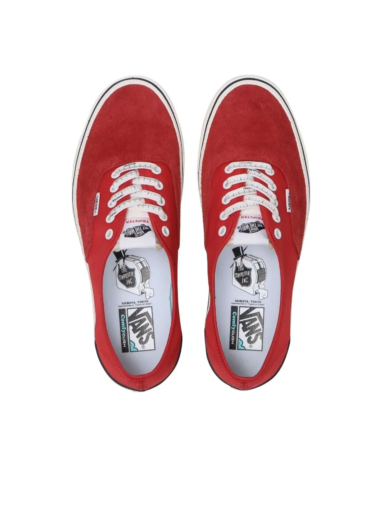 Кроссовки Vans x TRIPSTER ComfyCush Authentic HC 'Red' — изображение 4 из 5, красный