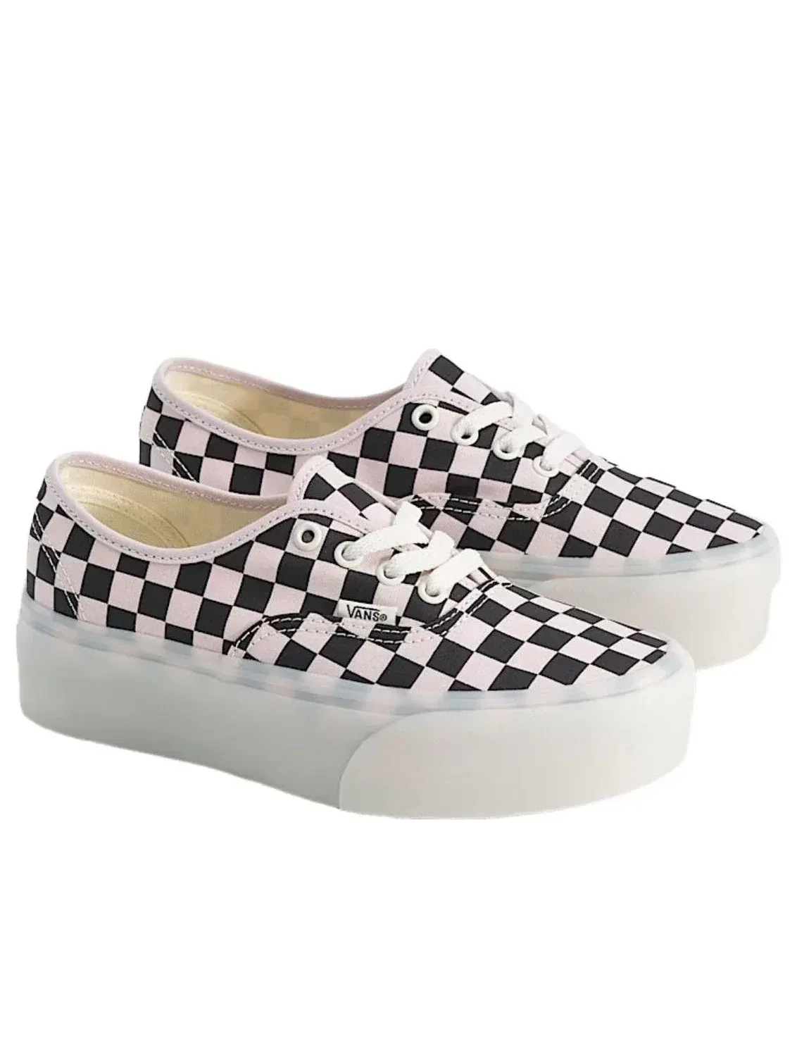 Кеды Vans Authentic Platform 'Pale Petal Pink Black' VN000CN0H88 — изображение 2 из 4, розовый