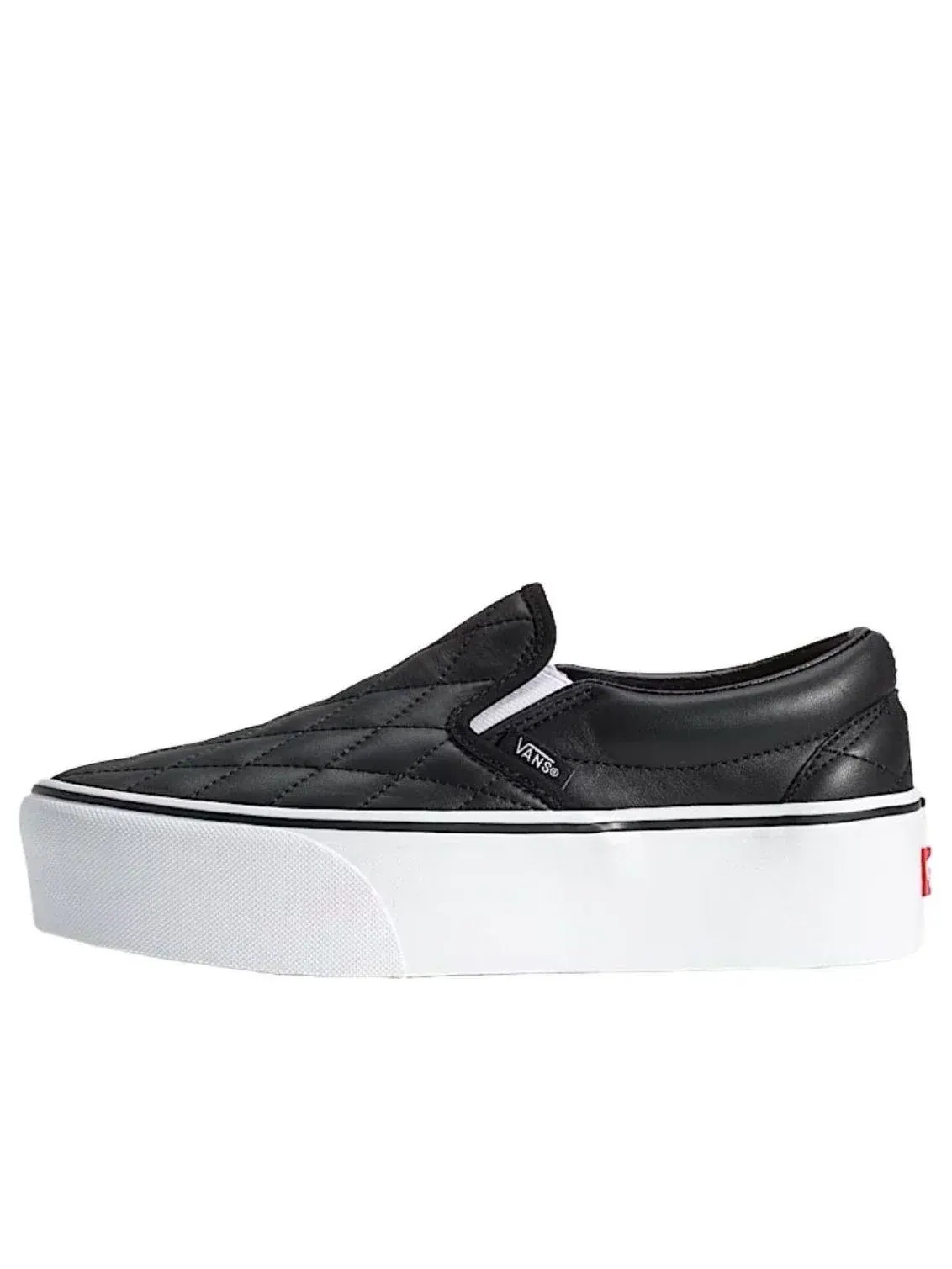 Слипоны Vans Classic Slip-On Platform 'Black' VN000CN1BLA — изображение 1 из 4, черный