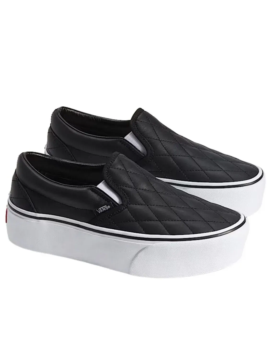 Слипоны Vans Classic Slip-On Platform 'Black' VN000CN1BLA — изображение 2 из 4, черный