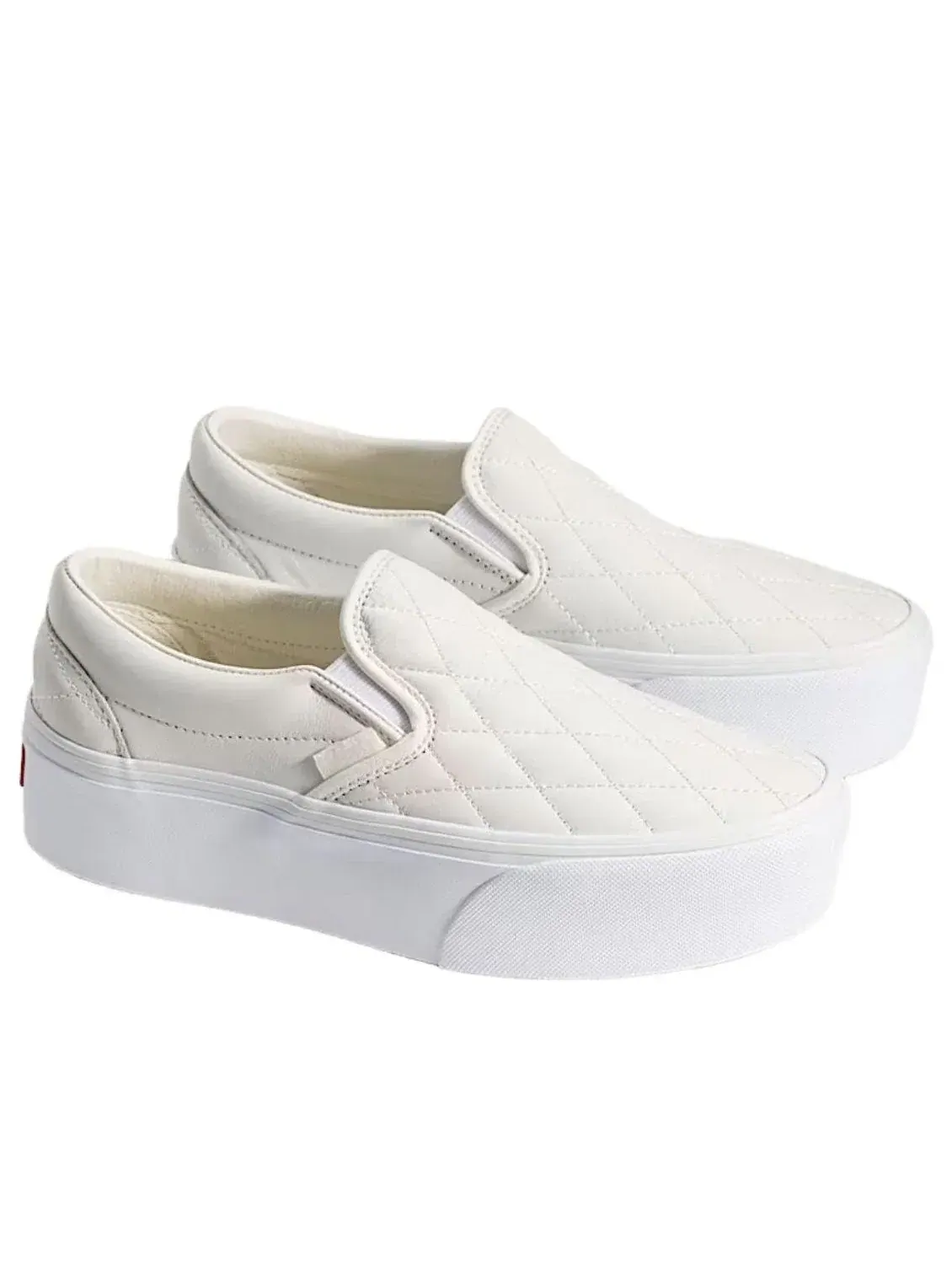 Слипоны Vans Classic Slip-On Platform 'Marshmallow White' VN000CN1CCZ — изображение 2 из 4, белый