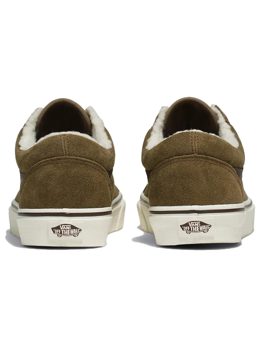 Кроссовки Vans Old Skool Sherpa 'Tan' — изображение 3 из 4, бежевый
