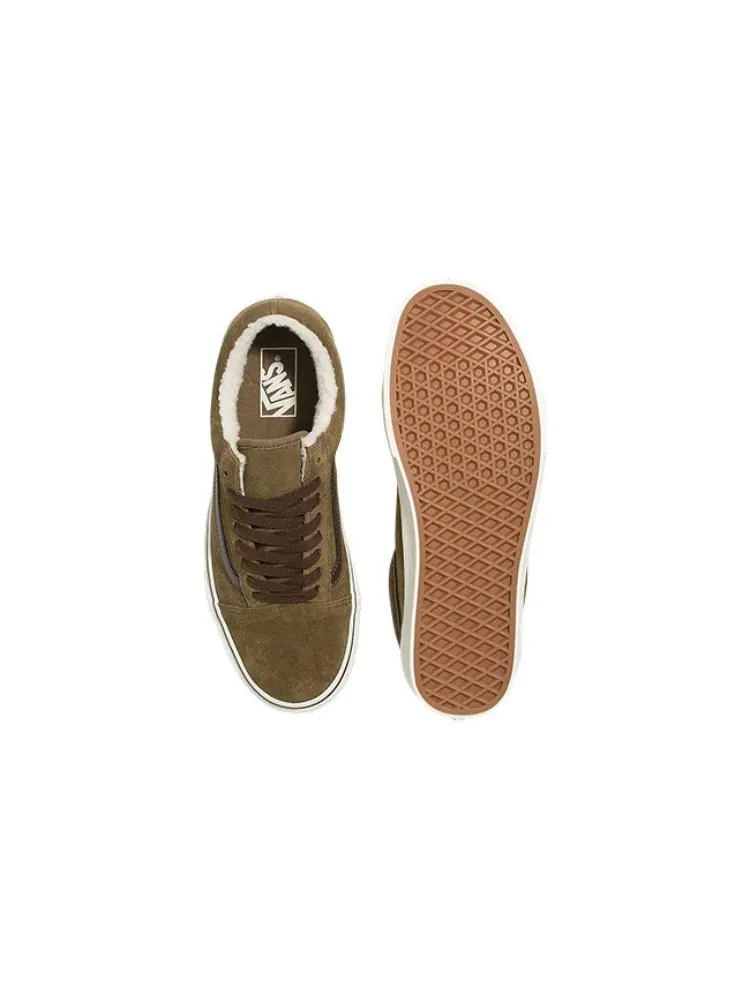 Кроссовки Vans Old Skool Sherpa 'Tan' — изображение 4 из 4, бежевый