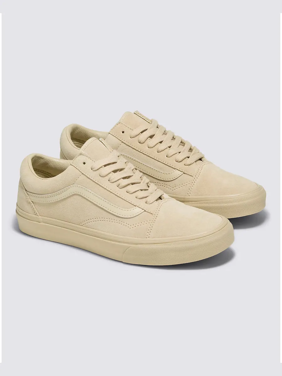 Кроссовки Vans Old Skool Mono Suede 'Tan' — изображение 2 из 4, бежевый