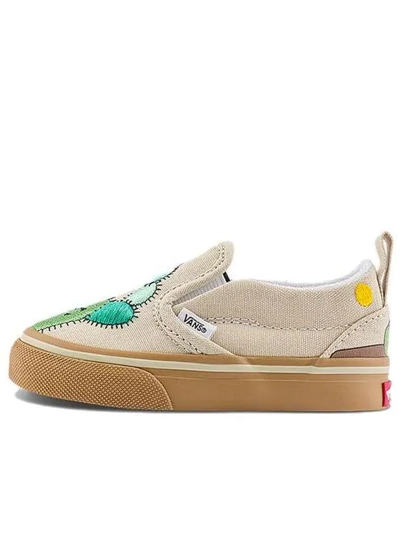 Кроссовки slip-on cactus shoes 'beige green' Vans — изображение 1 из 4, бежевый/зеленый