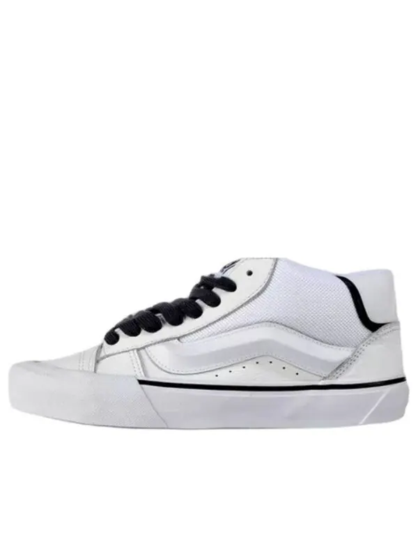 Кроссовки knu mid 'white black' Vans — изображение 1 из 3, белый/черный