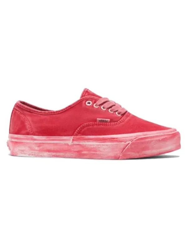 Кроссовки premium authentic reissue 44 'washed red' Vans — изображение 2 из 4, красный