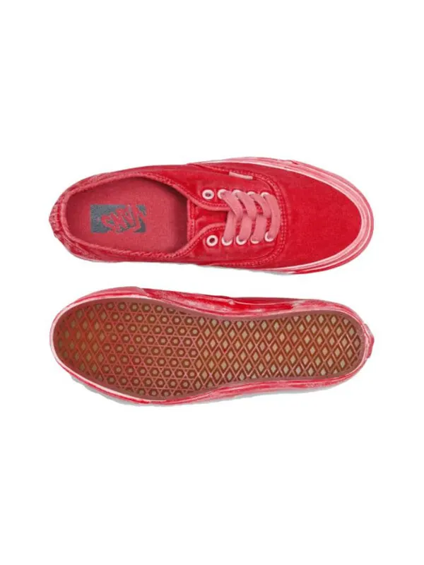 Кроссовки premium authentic reissue 44 'washed red' Vans — изображение 4 из 4, красный