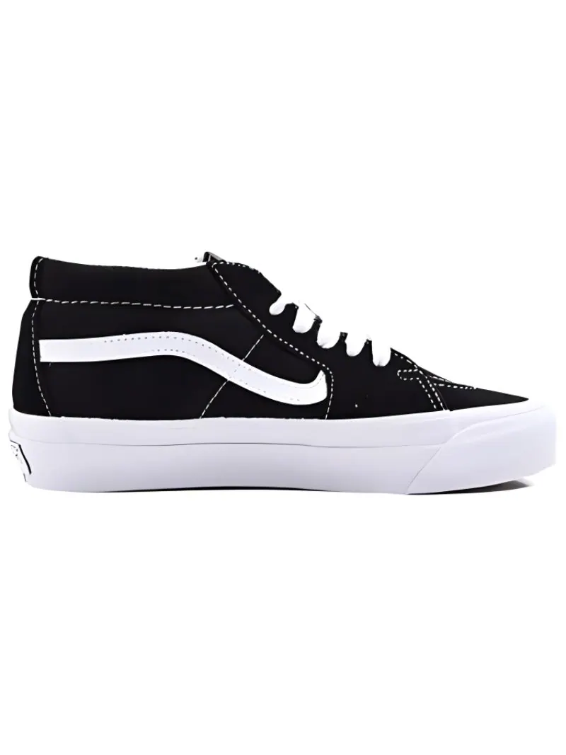 Кроссовки Vans Sk8-Mid Reissue 83 'Black White' — изображение 2 из 5, черный