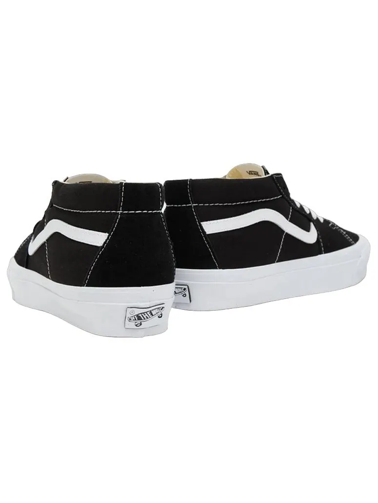 Кроссовки Vans Sk8-Mid Reissue 83 'Black White' — изображение 4 из 5, черный