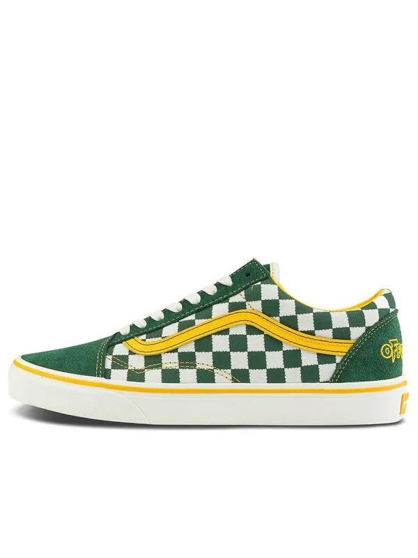 Кроссовки old skool x asia artist collection 'green yellow' Vans — изображение 1 из 4, зеленый/желтый