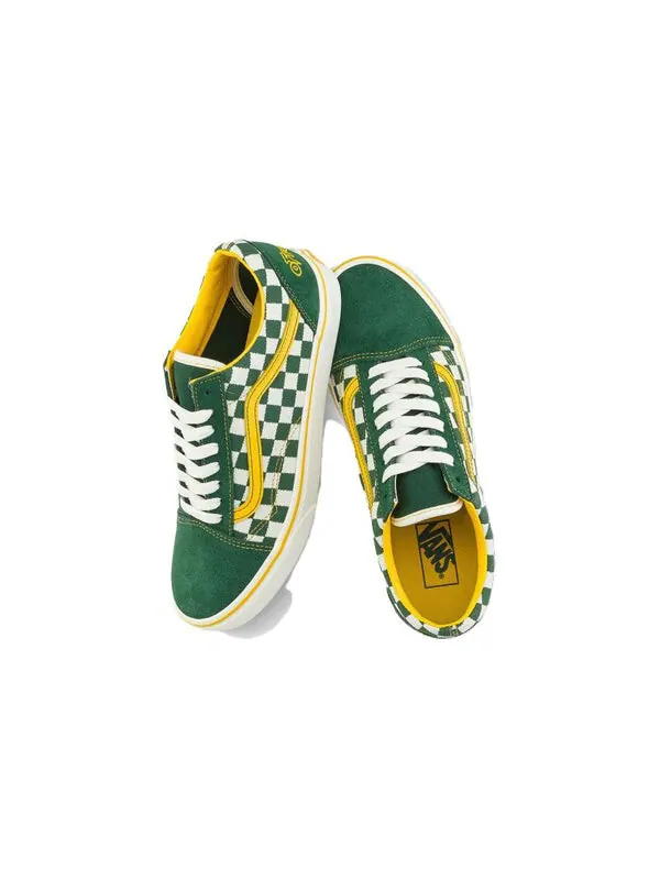 Кроссовки old skool x asia artist collection 'green yellow' Vans — изображение 3 из 4, зеленый/желтый