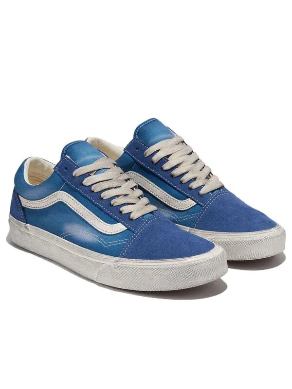 Кроссовки old skool 'wave washed blue' Vans — изображение 2 из 4, синий