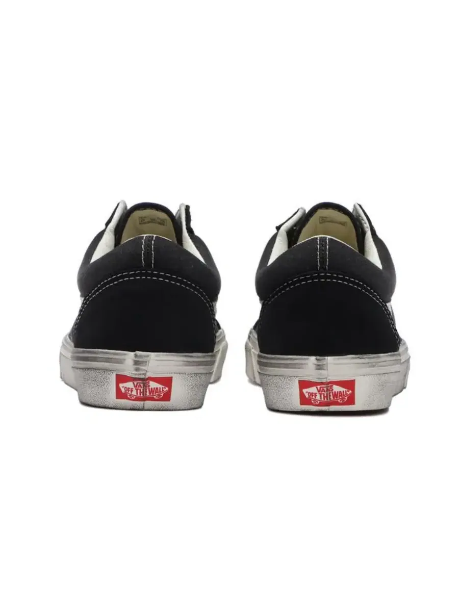 Кроссовки Vans Old Skool 'Black White' — изображение 3 из 5, черный