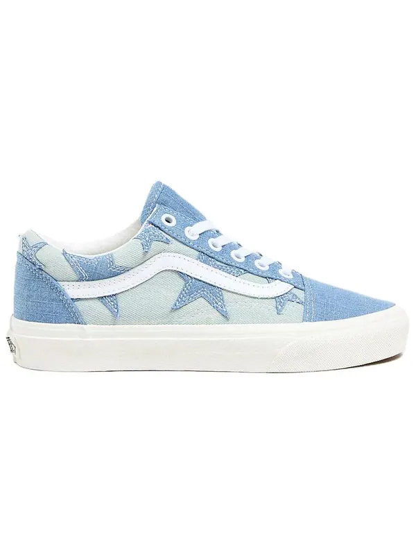 Кроссовки old skool 'starry night denim' Vans — изображение 2 из 4, светлый синий